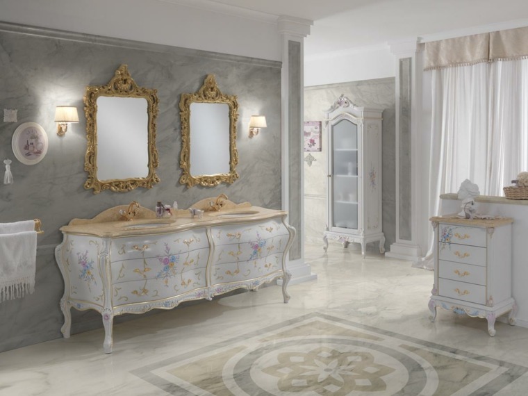 luxury bath rooms Italian decor