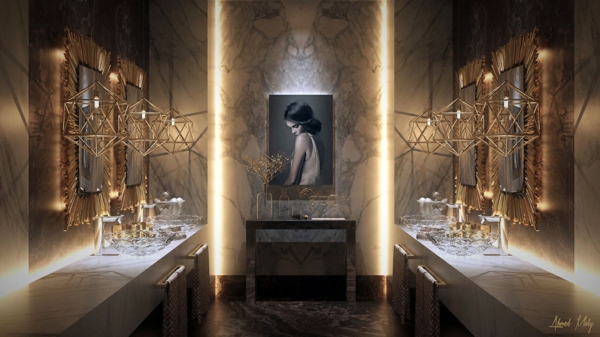 elegant luxury bathroom