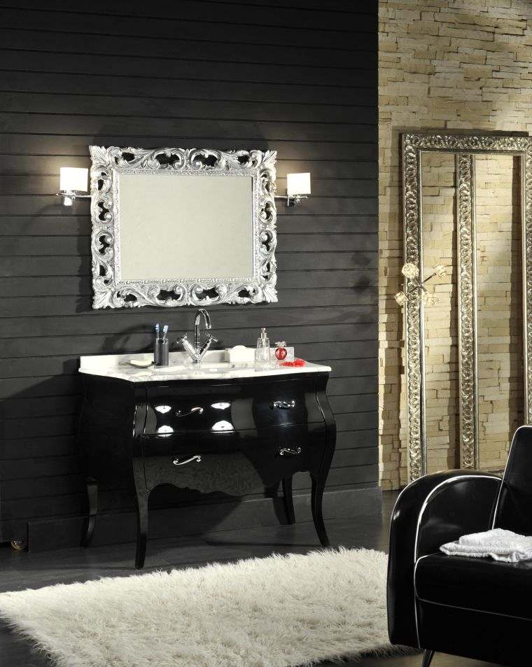 bathroom black decor luxury house