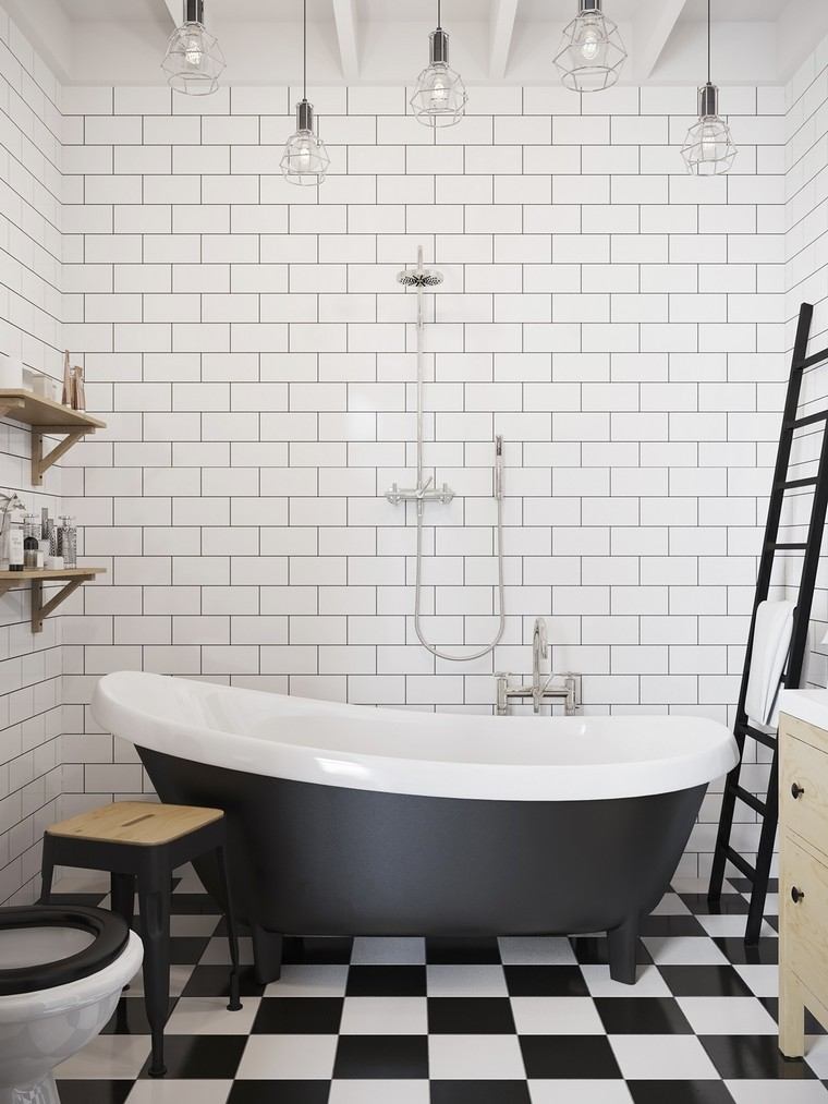 bathroom trend black white idea bathtub trend