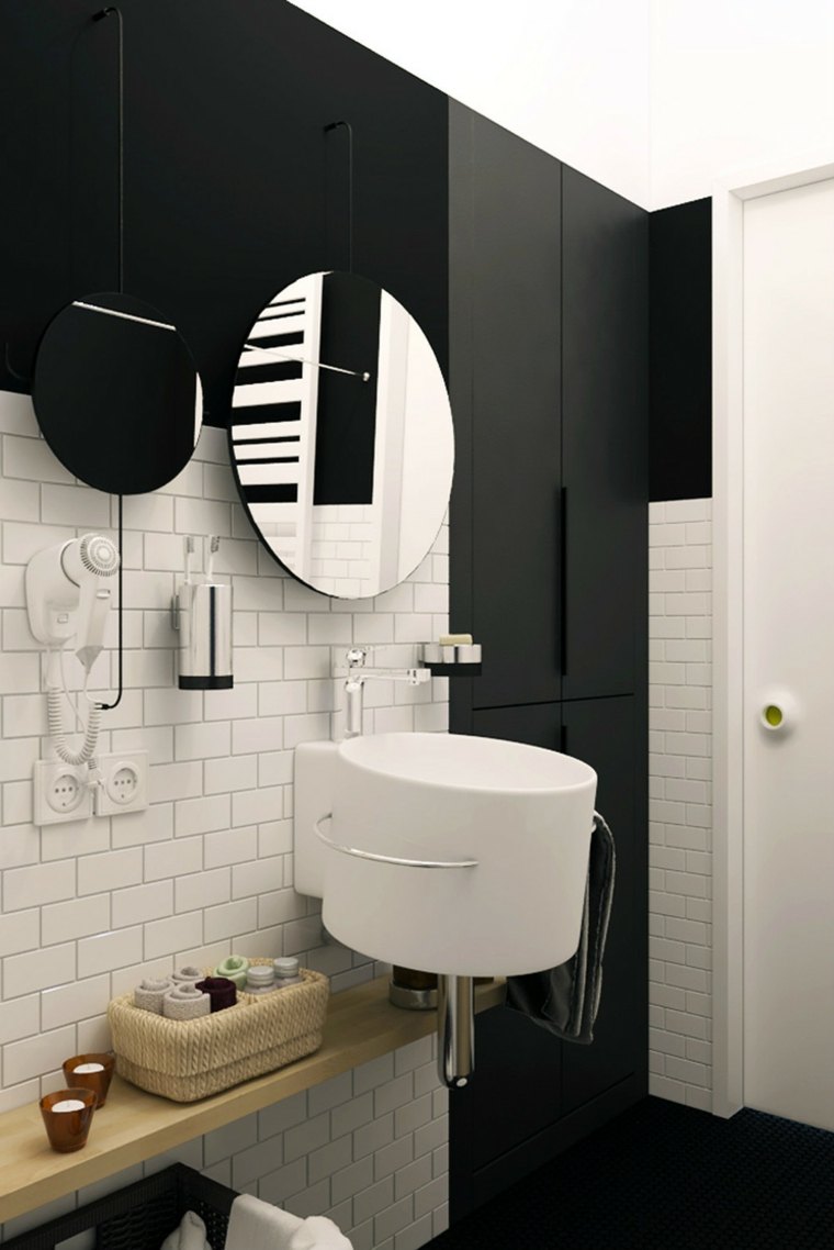 Scandinavian bathroom interior decor