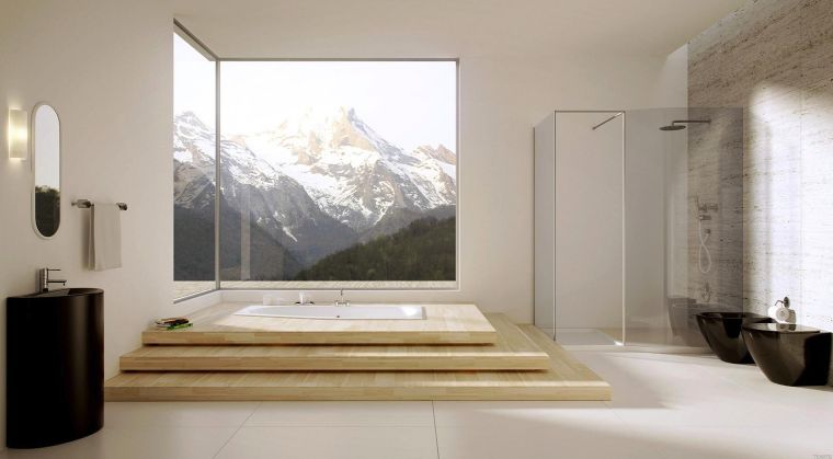 image bathroom deco zen modern style