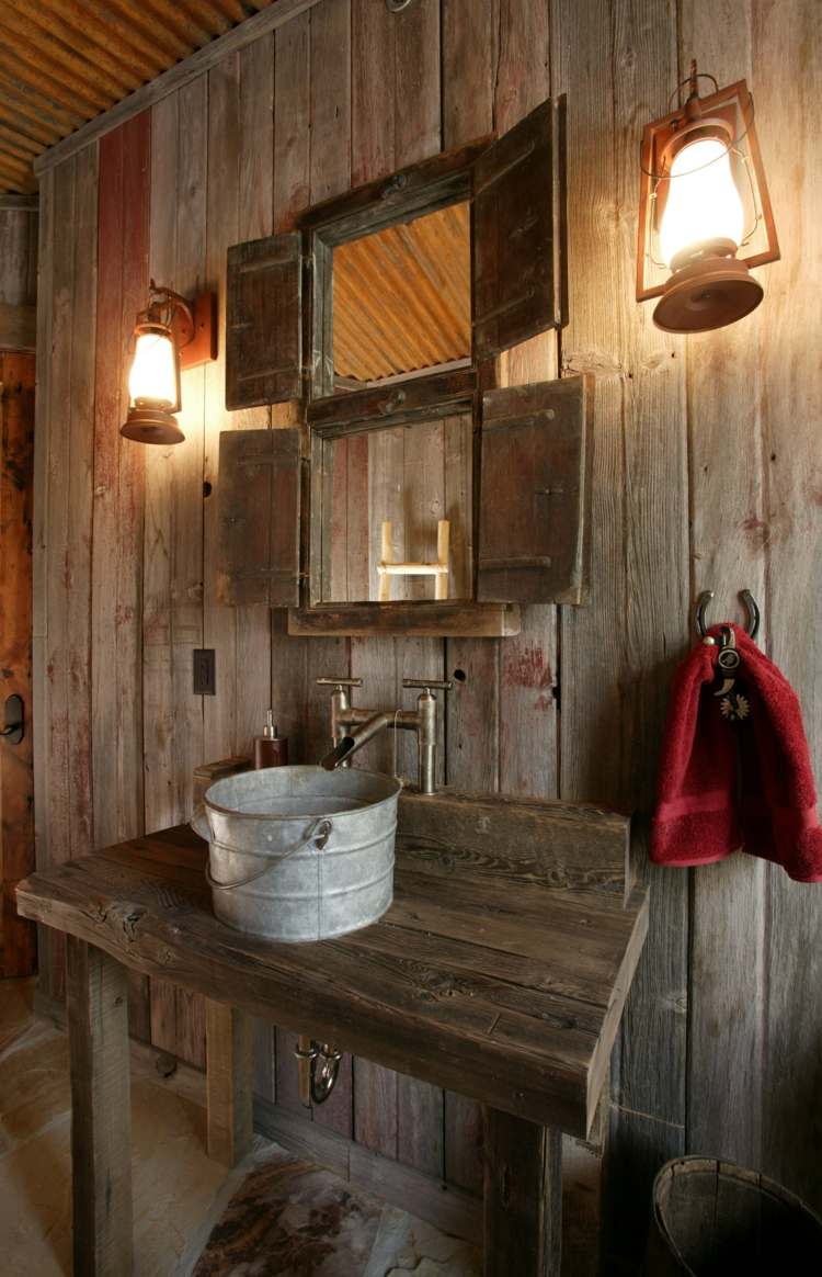 bathroom decoration wood idea