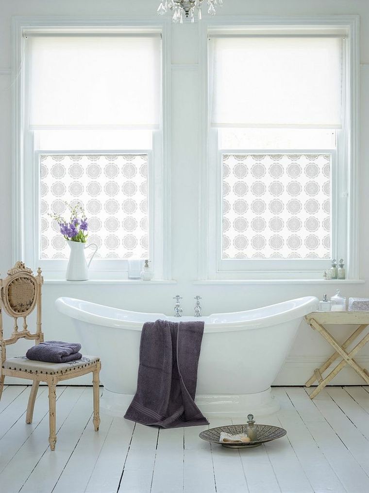 bathroom shabby chic decoration luxury modern bathtub