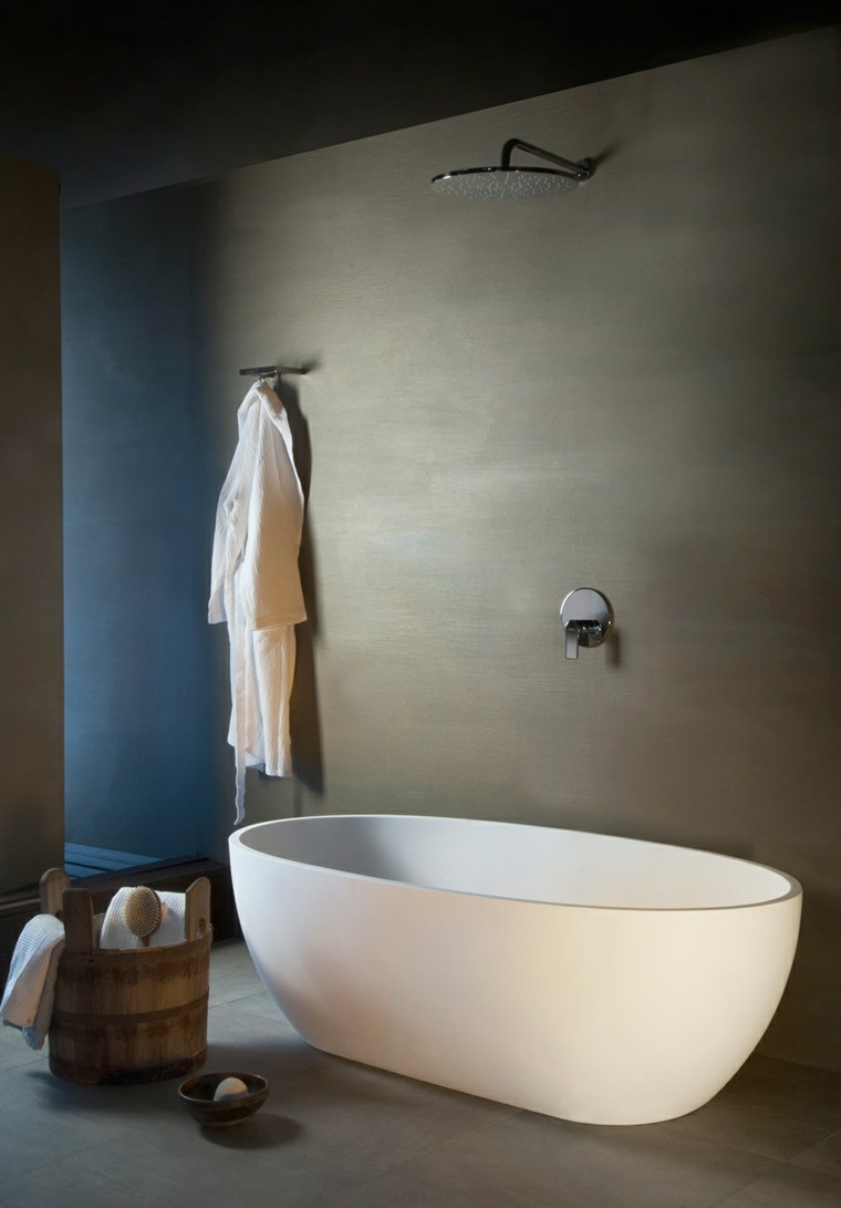 bathroom stone design bathtub idea layout wall gray design modern idea