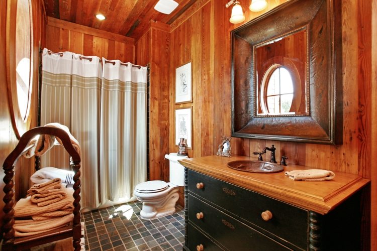 rustic design bathroom