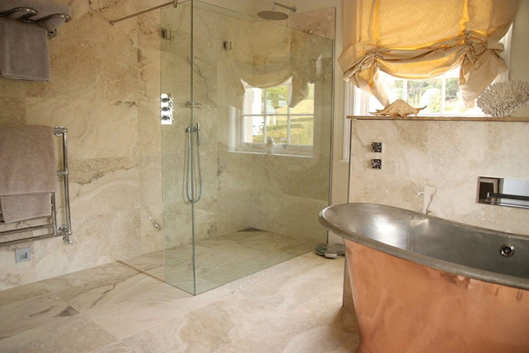 bathroom tiles and showers italian travertine stone