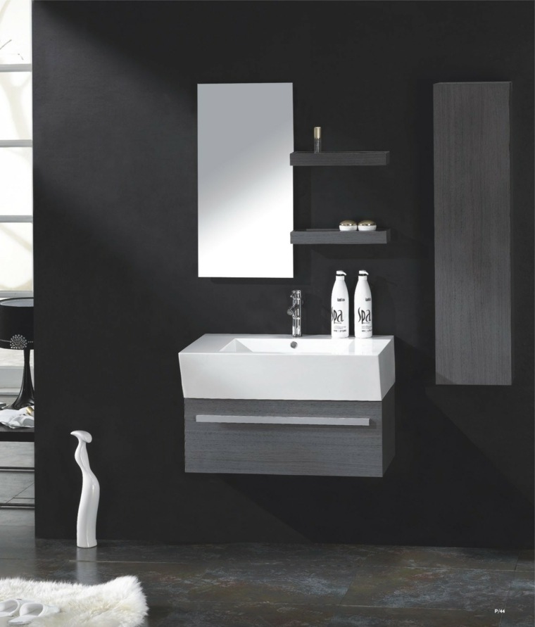 gray bathroom mirror design deco sink deco idea