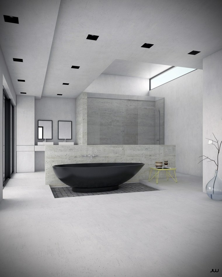 deco bathroom luxury black bathtubs