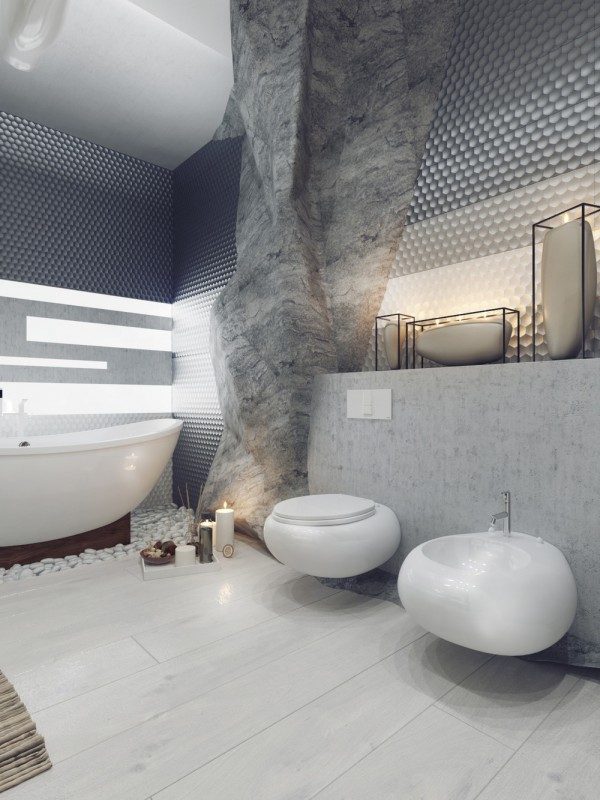 designer luxury bathroom