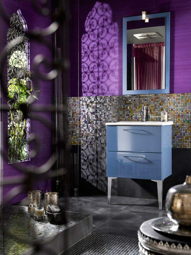 bath-tub-Moroccan-color-purple-exotic-modernity
