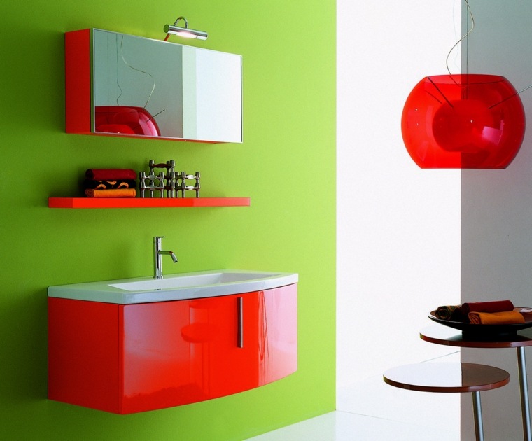 arrange bathroom color idea painting green fixture red design furniture
