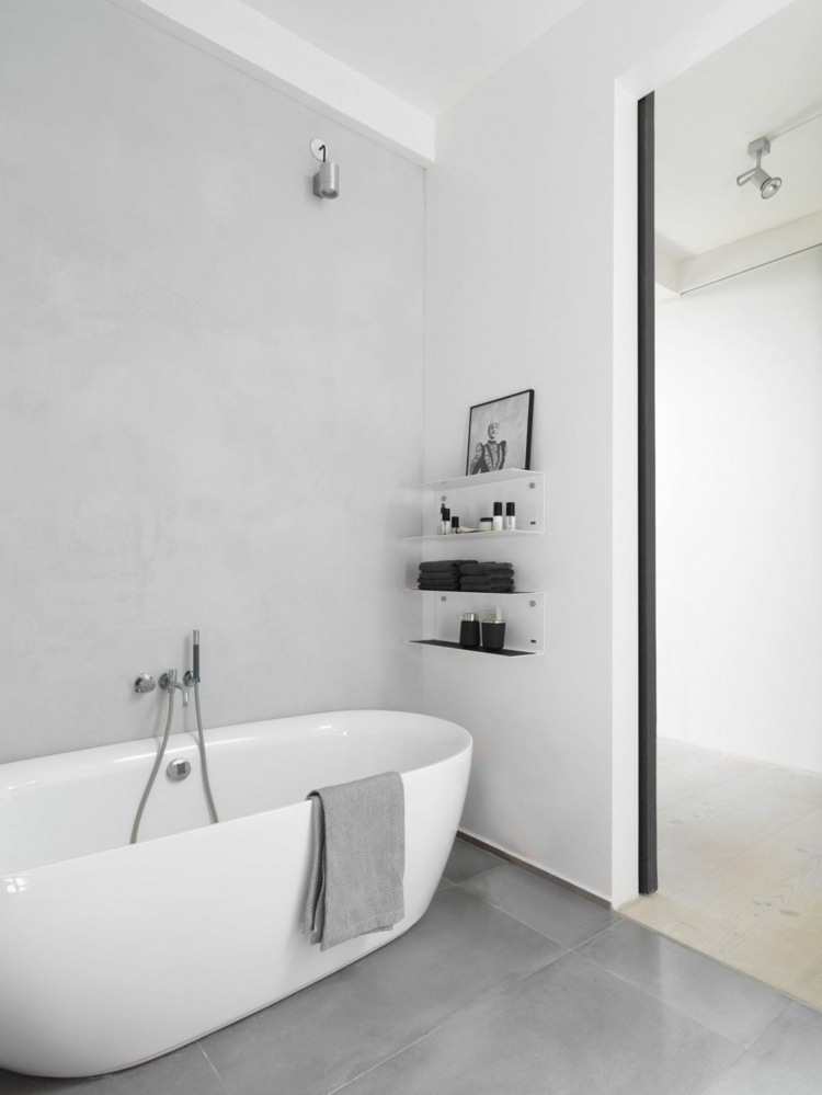 white minimalist bathroom