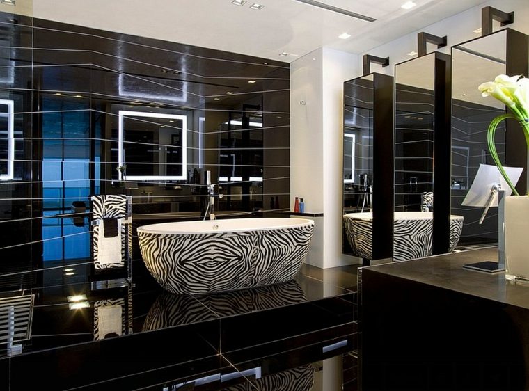 bath zebra idea bathroom deco idea