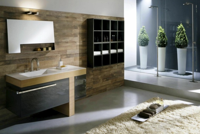 contemporary interior design wood floor mats white deco