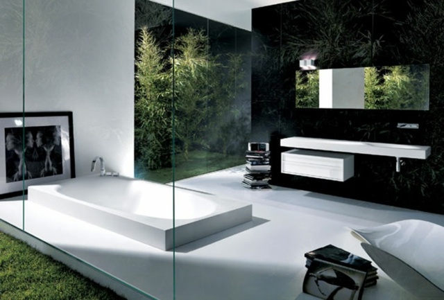 minimalist bathroom nature