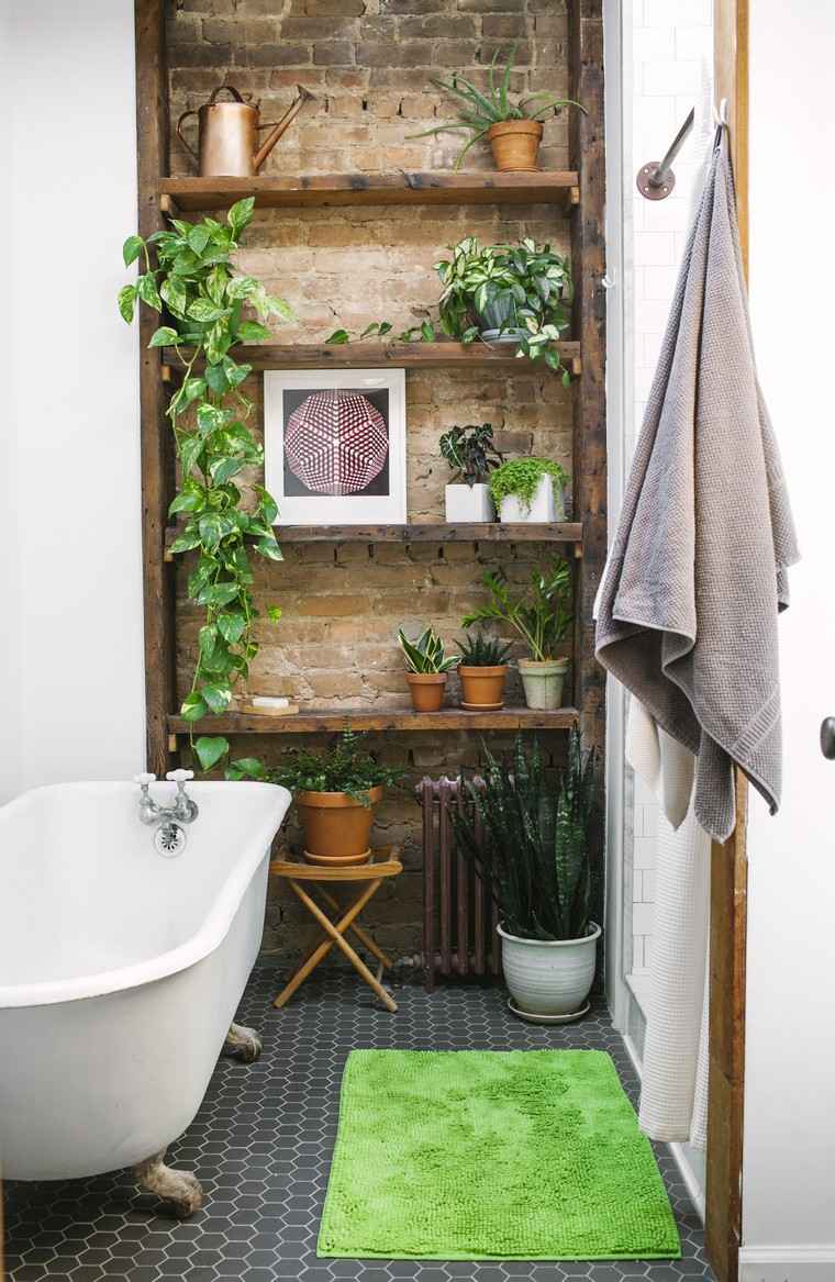 bathroom deco idea interior plants interior deco bathroom bathtub