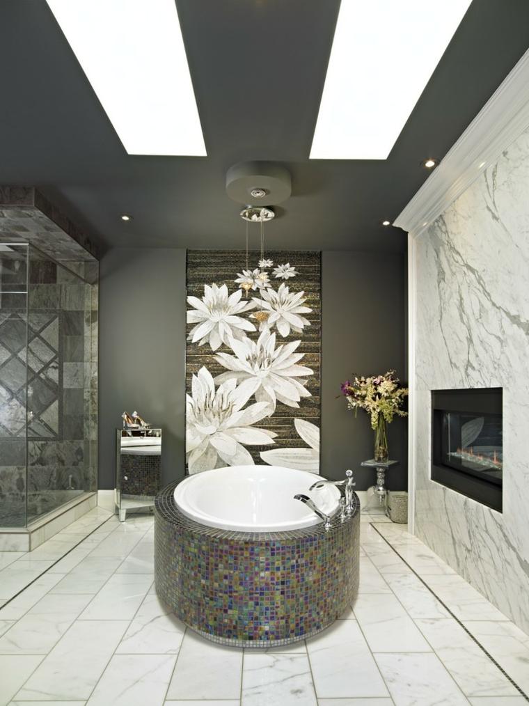 gray bathroom design bathtub idea