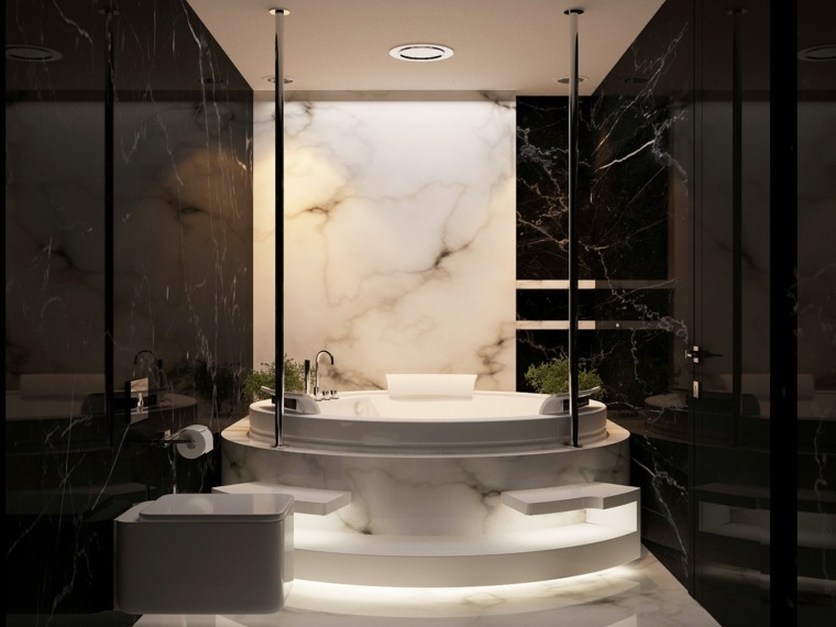 marble bathtub design idea toilet