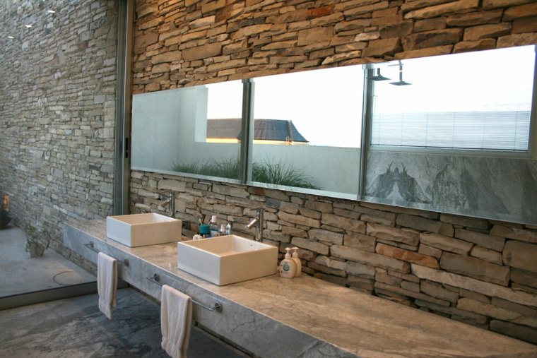 en-suite bathroom-stone-concrete