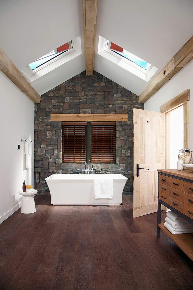 bathroom stone wood furniture