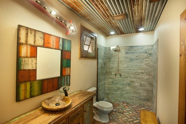 rustic bathroom design