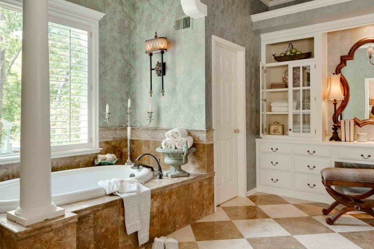 bathroom old style modern design bathtub mirror fixture design tiling