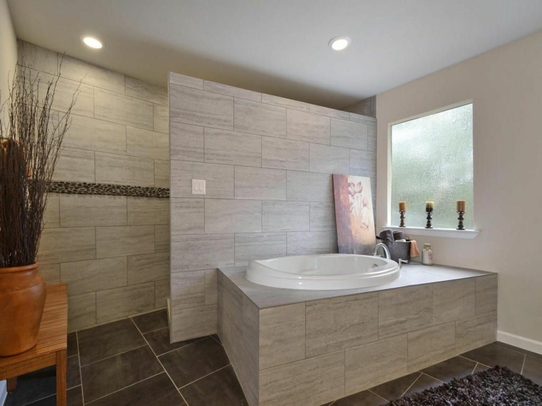 modern taupe bathroom designed image wellness area