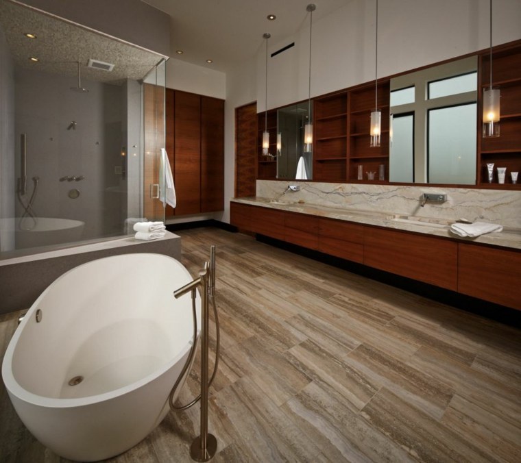 bathroom concept travertine style spa deco zen