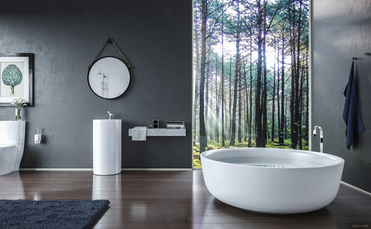 bathroom zen bath tub