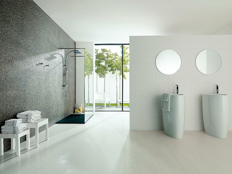 zen deco elegant bathroom