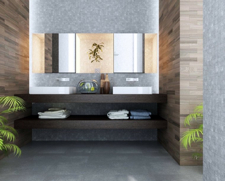 deco bathroom zen furniture hanging