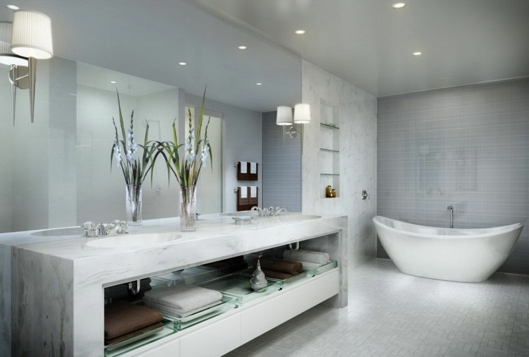 white bathroom design idea