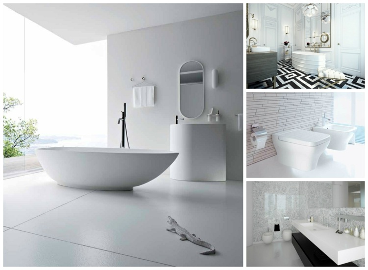 white bathroom ideas deco