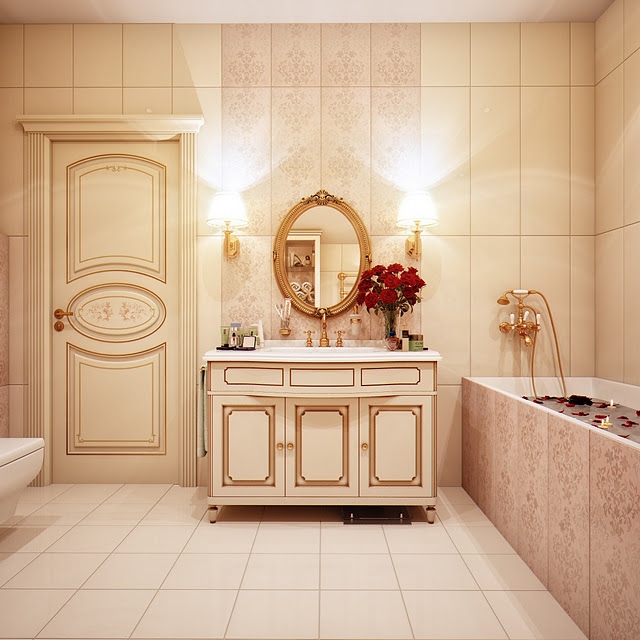 bathroom: russian white designs