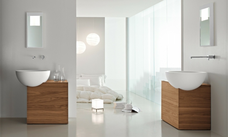 bathroom lighting suspension idea interior contemporary furniture wood