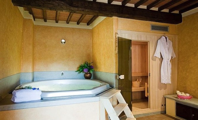 Italian wood design bathroom