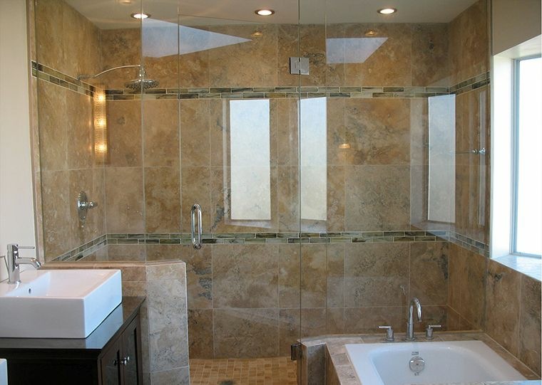 travertine bathroom decor italian shower