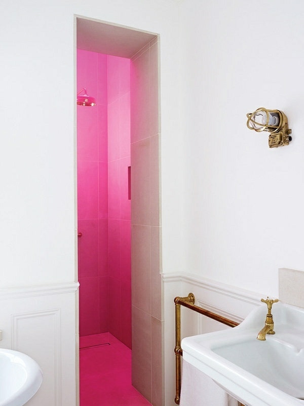 pink bathroom