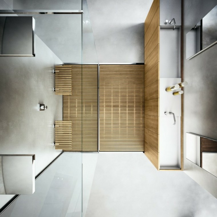 Italian shower model embedded modern design