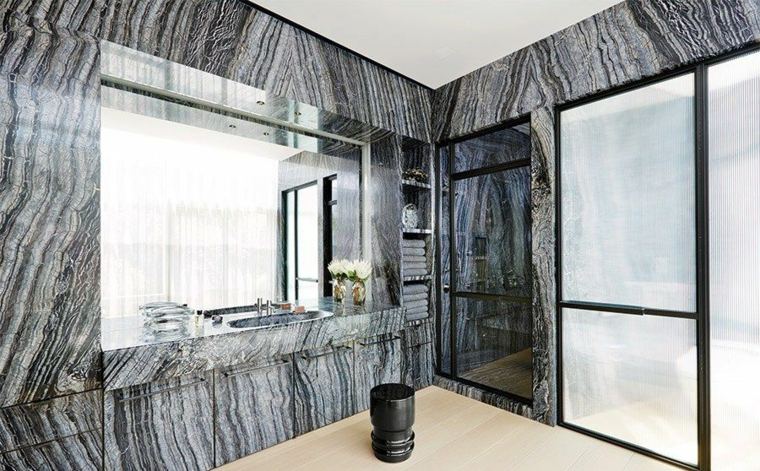 images black marble shower room wall tile