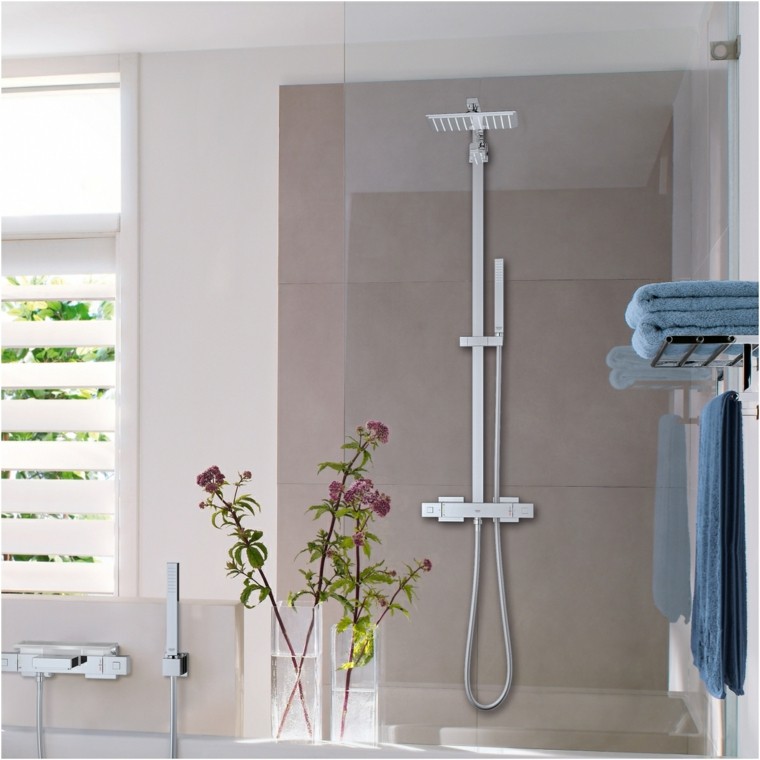 of shower-room-modern-faucet-model-design-shower-Grohe-euphoria-cubic-system