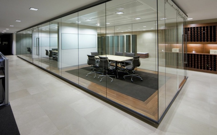 glass design meeting room Isis Office