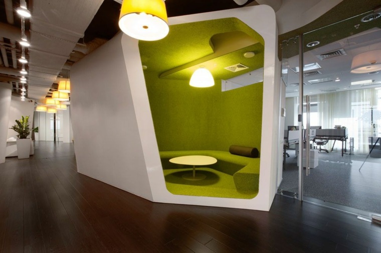 Futuristic meeting room Yandex