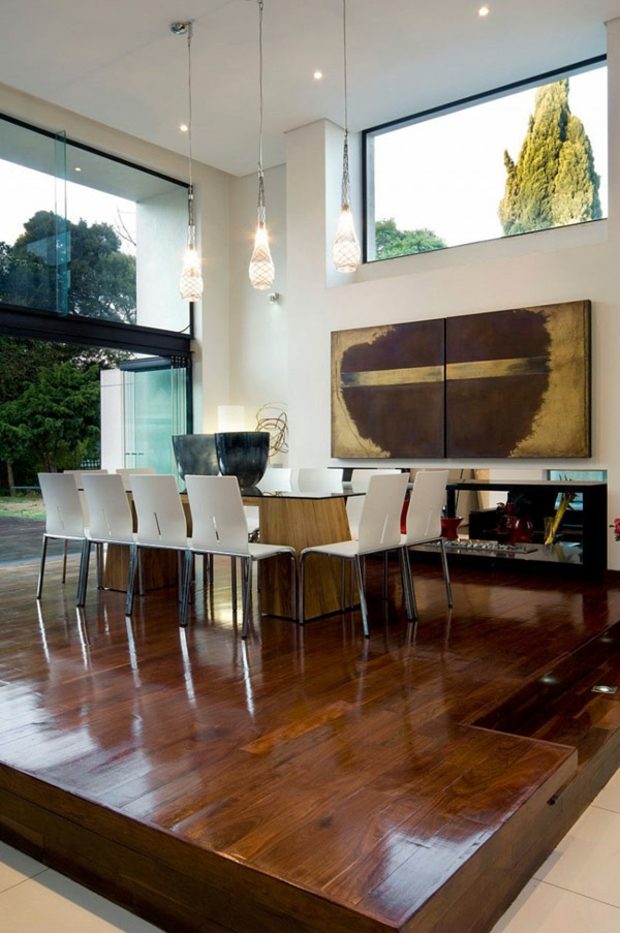 contemporary dining room