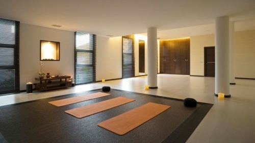 modern meditation room