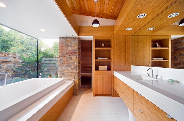 2015 trends bathrooms heated floor