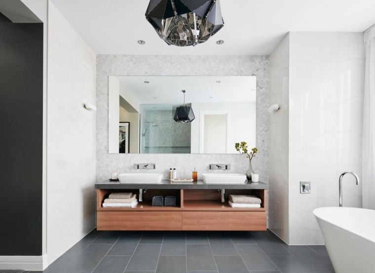 modern bathrooms interior furnishings