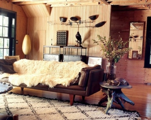 convenient wood living room