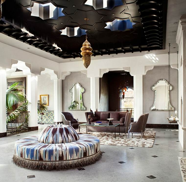 modern oriental living room morocco